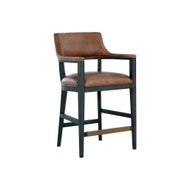 Sunpan Brylea Counter Stool - Brown - Shalimar Tobacco Leather