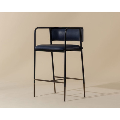 Sunpan Brenan Barstool - Bravo Admiral