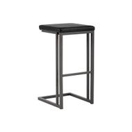 Sunpan Boone Barstool - Grey - Onyx - Set Of 2