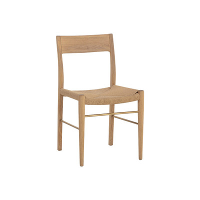 Sunpan Bondi Dining Chair - Light Oak - Set Of 2