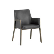 Sunpan Bernadette Dining Armchair - Kendall Grey