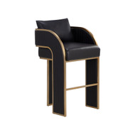 Sunpan Baz Barstool - Napa Black