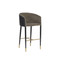 Sunpan Asher Barstool - Sparrow Grey / Napa Black
