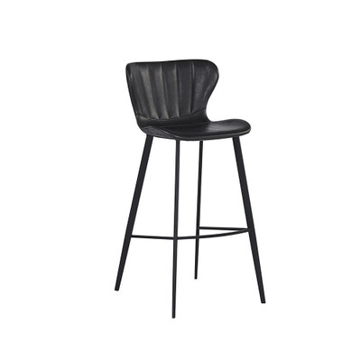 Sunpan Arabella Barstool - Bravo Portabella / Polo Club Kohl Grey