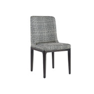 Sunpan Elisa Dining Chair - Grey Oak - Naya Check Black