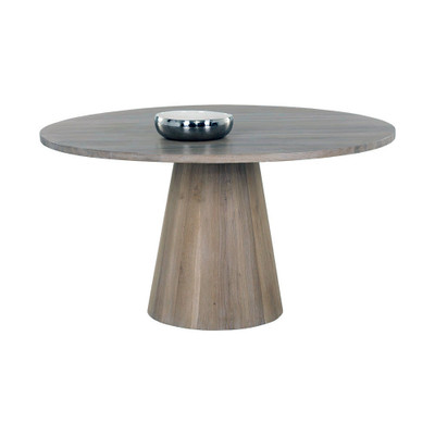 Sunpan Elina Dining Table - Round - Light Oak - 54"