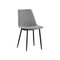 Sunpan Drew Dining Chair - Black - Light Grey - Set Of 2