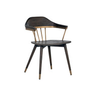 Sunpan Demi Dining Chair - Distressed Brown