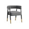 Sunpan Callem Dining Armchair - Antonio Charcoal