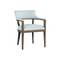 Sunpan Brylea Dining Armchair - Natural - Heather Ivory Tweed