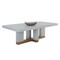 Sunpan Greco Dining Table - Gauntlet Grey - 94.5"
