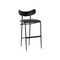 Sunpan Gibbons Barstool - Black - Bravo Portabella