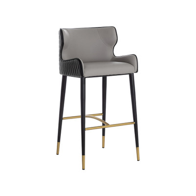 Sunpan Gianni Barstool - Dillon Stratus / Dillon Black