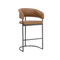 Sunpan Marris Barstool - Gunmetal - Milliken Cognac