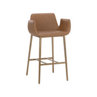 Sunpan Lucano Barstool - Milliken Cognac