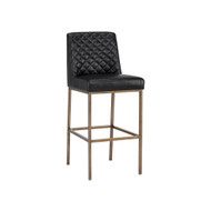 Sunpan Leighland Barstool - Coal Black