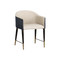 Sunpan Kylin Dining Armchair - Dillon Cream / Bravo Ash