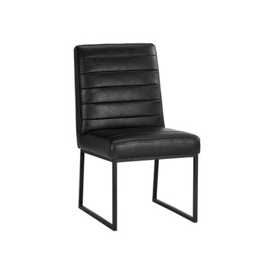 Sunpan Spyros Dining Chair - Coal Black - Set Of 2