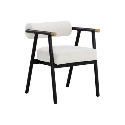 Sunpan Sova Dining Armchair - Copenhagen White