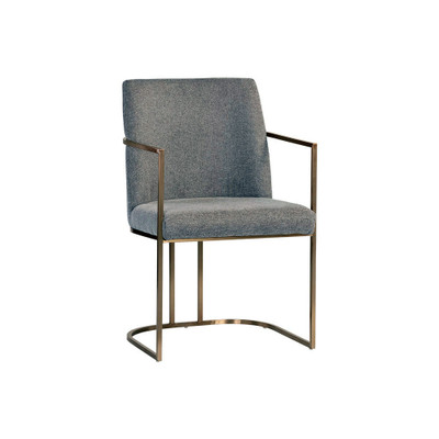 Sunpan Rayla Dining Armchair - Belfast Oyster Shell