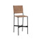 Sunpan Omari Barstool - Suede Light Tan Leather