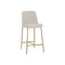Sunpan Zeke Counter Stool - Antique Brass - Bergen Ivory