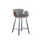 Sunpan Waldo Counter Stool - November Grey / Cinnamon Brown