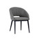 Sunpan Thatcher Dining Armchair - Black - Antique Grey