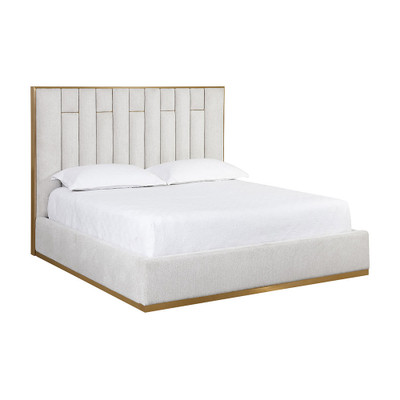 Sunpan Nemu Bed - King - Rhea Light Barley