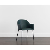 Sunpan Hensley Dining Armchair - Dark Teal