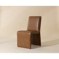 Sunpan Cascata Dining Chair - Marseille Camel Leather