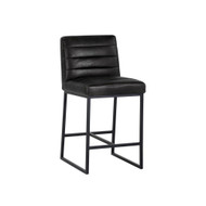 Sunpan Spyros Counter Stool - Coal Black