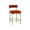 Sunpan Seneca Counter Stool - Antique Brass - Danny Rust