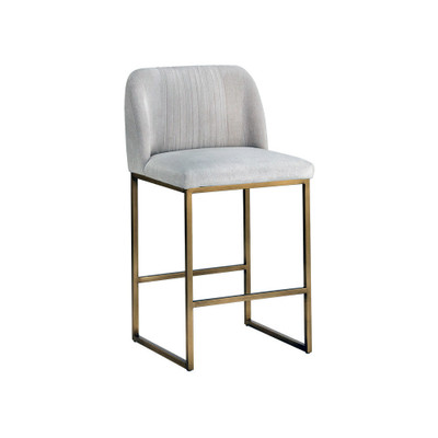 Sunpan Nevin Counter Stool - Polo Club Muslin