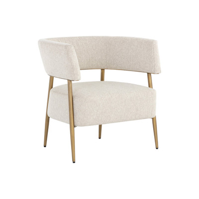 Sunpan Maestro Lounge Chair - Dove Cream