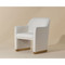 Sunpan Jaime Lounge Chair - Fior Vanilla