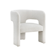 Sunpan Isidore Lounge Chair - Copenhagen White