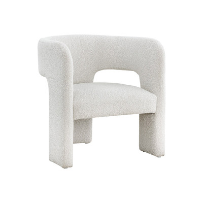 Sunpan Isidore Lounge Chair - Copenhagen White