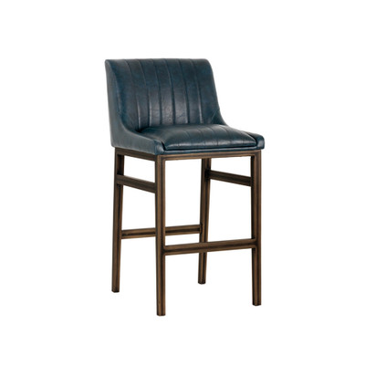 Sunpan Halden Barstool - Vintage Blue