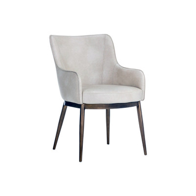 Sunpan Franklin Dining Armchair - Bravo Cream