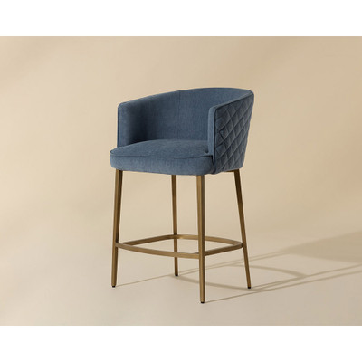 Sunpan Cornella Counter Stool - Danny Iceberg