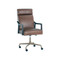 Sunpan Collin Office Chair - Brown - Shalimar Tobacco Leather