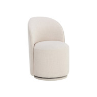 Sunpan Cavoli Swivel Dining Chair - Effie Linen