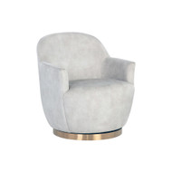 Sunpan Casey Swivel Lounge Chair - Nono Cream