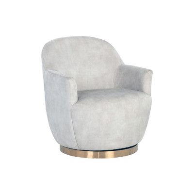 Sunpan Casey Swivel Lounge Chair - Nono Cream