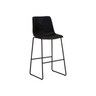 Sunpan Cal Barstool - Antique Black - Set Of 2