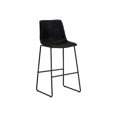 Sunpan Cal Barstool - Antique Black - Set Of 2