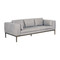 Sunpan Burr Sofa - Bali Bone Leather