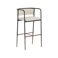 Sunpan Brenan Barstool - Zenith Alabaster