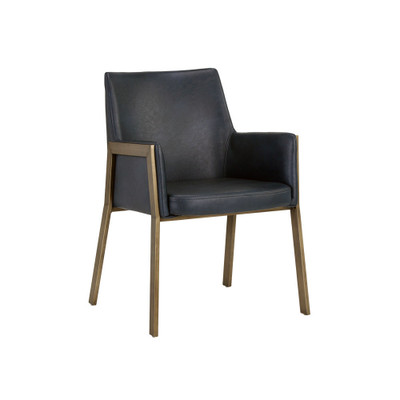 Sunpan Bernadette Dining Armchair - Bravo Admiral
